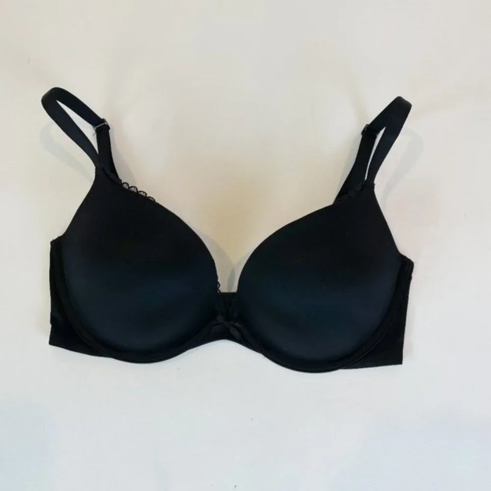 NWOT Victoria's Secret Bra 32DD Body by Victoria Push-Up Black Padded B1847